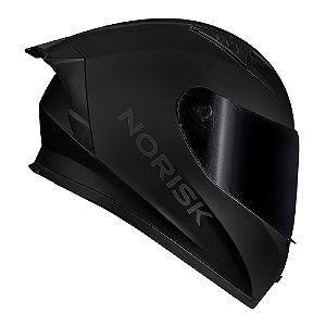 Capacete Flow Monocolor Matte Black NORISK
