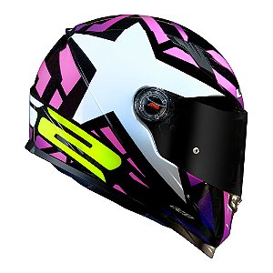 Capacete FF358 Classic Starwars rosa LS2