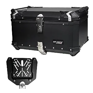 BAU GP TECH TRASEIRO ALUMINIO PRETO M65 LITROS