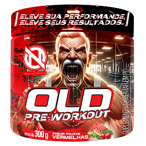 Pré Treino Old Nutrition - 300g - Frutas Vermelhas.