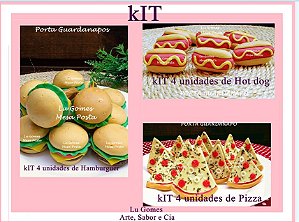 kIT Porta Guardanapos  Lanche (12 unidades)