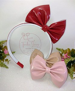 Tiara Laço Verniz