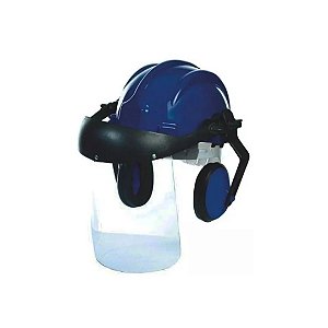 Acoplado 3e1 Plastcor Capacete Facial Abafador Plastcor