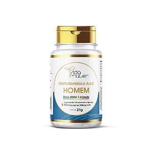 Multivitamínico A a Z Homem Vida Mater - 60 cápsulas