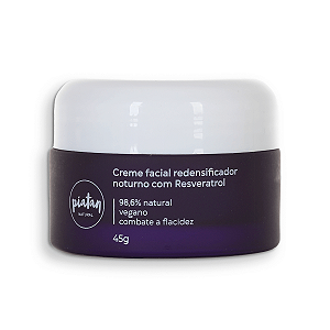 Creme Noturno Resveratrol 45ml - Piatan