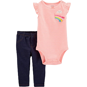 Kit com 2 Peças Regata e Calça Rainbow