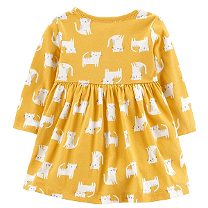 Vestido Com Gatinhos