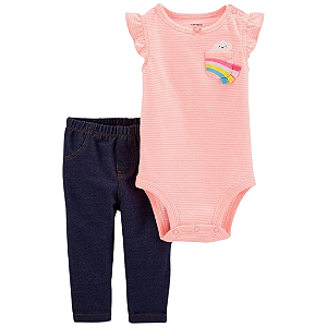 Kit com 2 Peças Body Regata e Calça