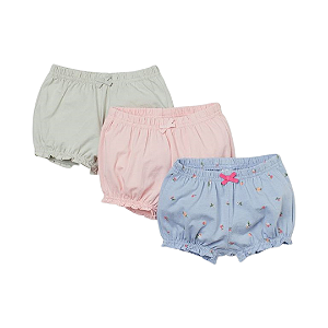 Kit 3 Peças Shorts