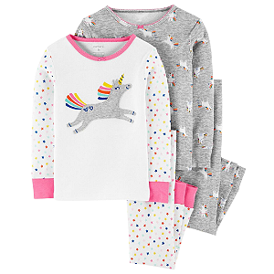 Kit 4 Peças Camiseta Manga Longa