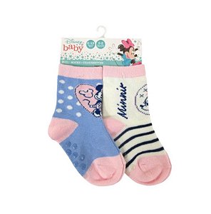 KIT 2 PARES DE MEIA MINNIE