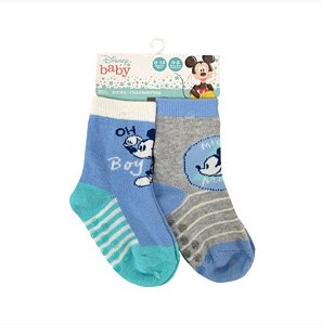 KIT 2 PARES DE MEIA MICKEY