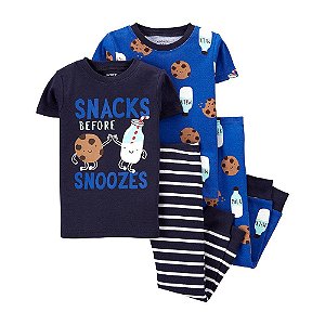 Pijama Milk & Cookie 4 peças