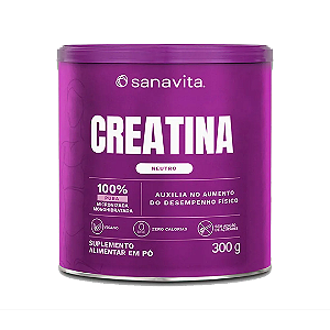 Creatina 100% Pura 300g - Sanavita