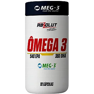 Ômega 3 MEG-3 540 EPA 360 DHA 90 Cápsulas – Absolut Nutrition