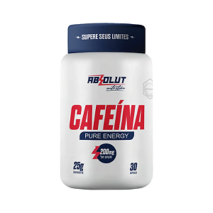 Cafeína 200mg Cápsulas Absolut Nutrition