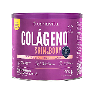 Colageno Hidrolisado Skin Body 200g - Sanavita