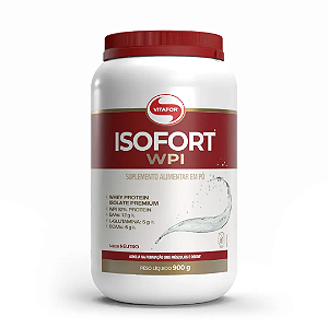 ISOFORT® WPI Whey Protein Isolado 900g – Vitafor