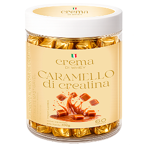 Caramello di Creatina – Crema di Whey 60 Tabletes Mastigáveis