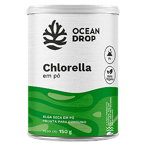 Chlorella em Pó 150g Ocean Drop