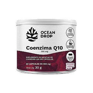 Coenzima Q10 200mg 60 Cápsulas Ocean Drop