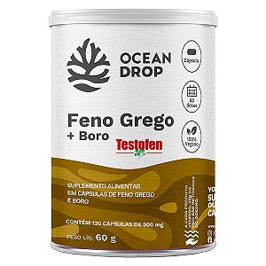 Feno Grego + Boro Ocean Drop 120 Cápsulas