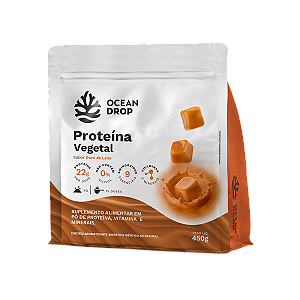 Proteína Vegetal Ocean Drop 450g Doce de Leite