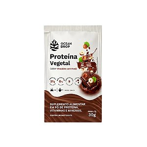 Proteína Vegetal Ocean Drop Dose 30g Chocolate com Avelã