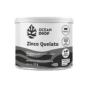 Zinco Quelato Ocean Drop 60 Cápsulas