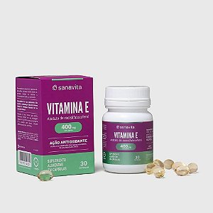 Vitamina E 30 Cápsulas Sanavita