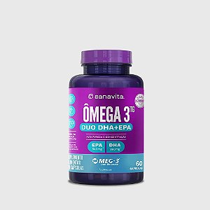 Ômega 3 Duo DHA + EPA 60 Cápsulas Sanavita