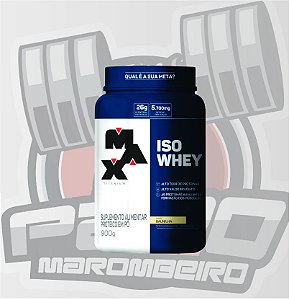 Whey Isolado 900g Max Titanium