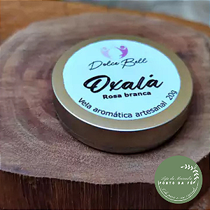 VELA AROMÁTICA 20G - OXALÁ - ROSA BRANCA