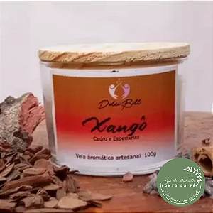 VELA AROMÁTICA 100G - XANGÔ - CEDRO E ESPECIARIAS