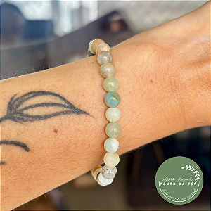 Pulseira - Amazonita - Equilíbrio para o coração, verdade para a alma