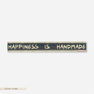 Bloco longo Happiness is Handmade
