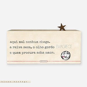 Bloco Vintage - Aqui mal nenhum chega