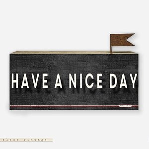 Bloco Vintage - Have a Nice Day