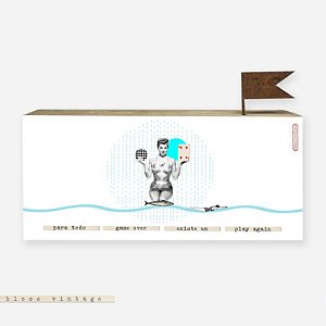 Bloco Vintage - para todo game over existe o play again