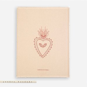 Quadro Acrílico Bordado Aimez-vous