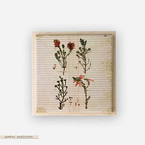 Quadro Azuleicha Botânica - Galhos