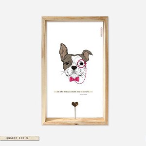 QUADRO BOX – UM CÃO ABANA A CAUDA