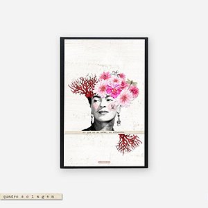 Quadro Colagem Bloco - Lo que no me mata, me alimenta