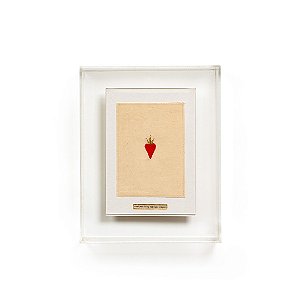 Quadro Caixa Acrílico - Coração Sometimes