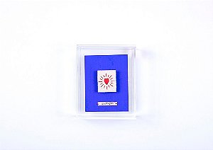 Quadro Acrílico Colagem P - Coração Proteção