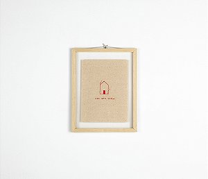 Quadro Moldura Acrílico Duplo Bordado - Era uma vez