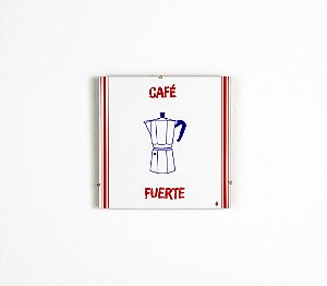Quadro Azuleicha Avulso - Café