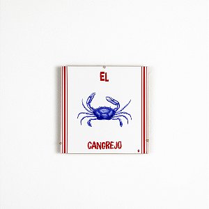 Quadro Azuleicha Avulso - Caranguejo