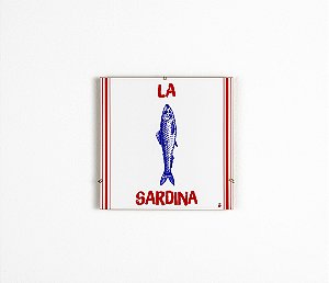 Quadro Azuleicha Avulso - Sardinha