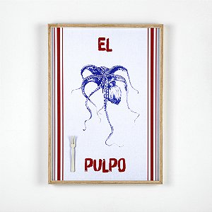 Quadro Box Galícia - Polvo